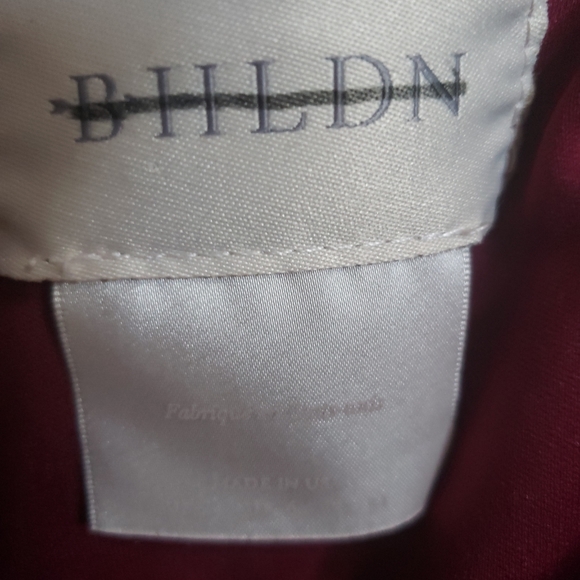 Bhldn anthropologie velvet dress 1940s style xxs 2 - Picture 6 of 12